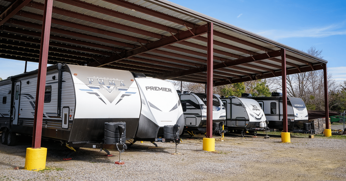 Covered RV Storage