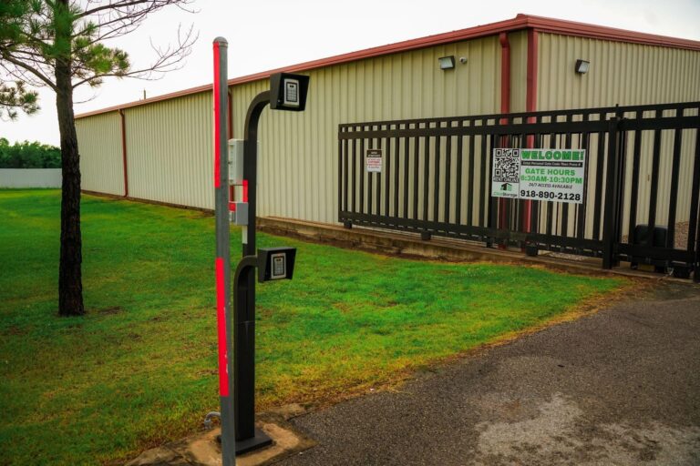 Click Storage Broken Arrow facility offering secure covered and outdoor RV storage near Broken Arrow and Tulsa, OK with gated access and affordable rates.
