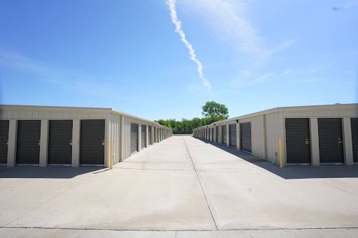 Secure self storage units with gated keypad access at Click Storage Catoosa.